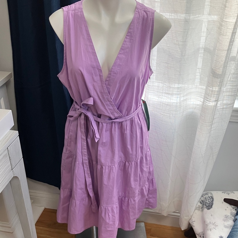 J. Crew Lilac Sleeveless Mini Dress